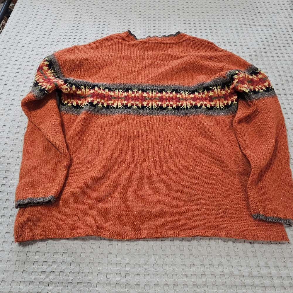 Vintage Eddie Bauer Wool Blend Sweater In Size Medium - Picture 6 of 10